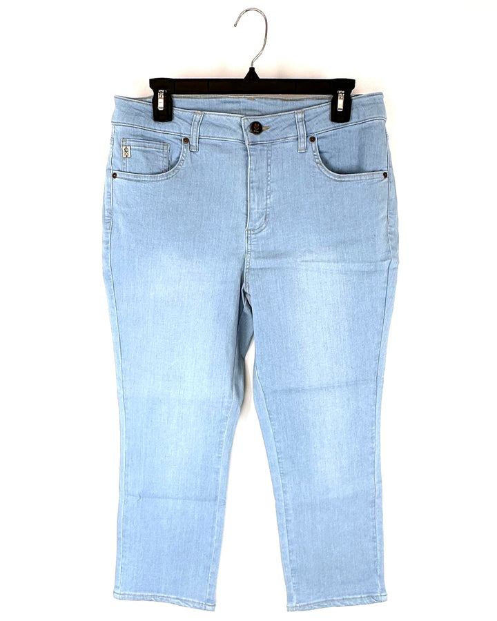 Cropped Denim Jeans - Size 12