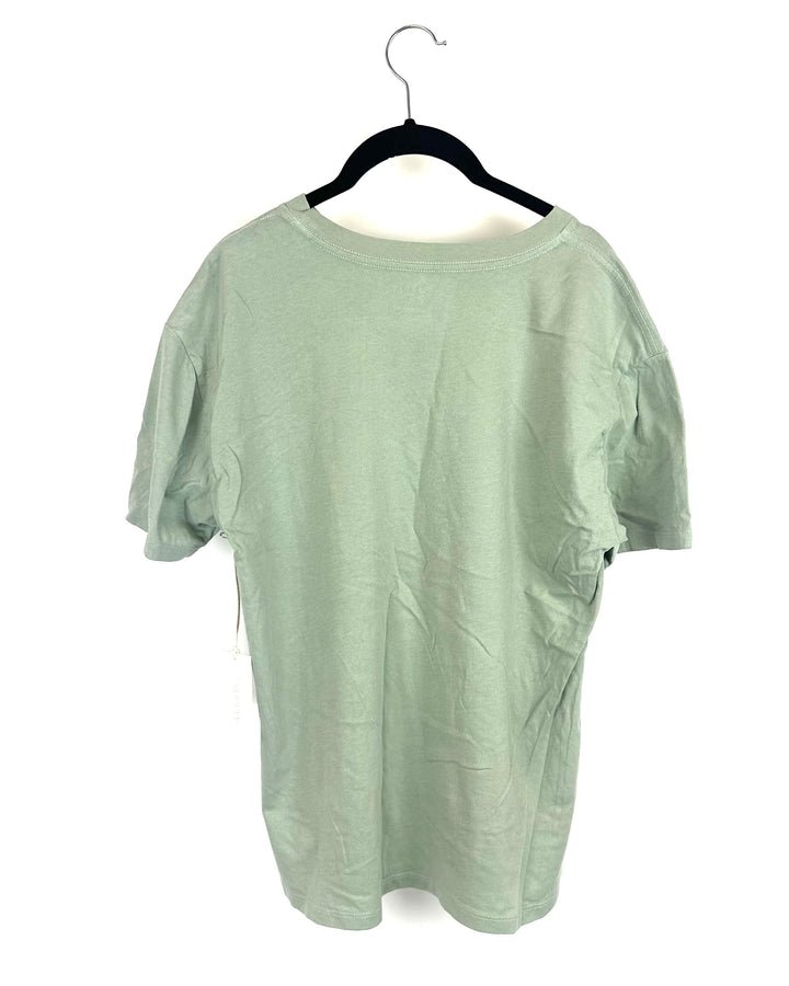 Mint Green Paradise Graphic T-Shirt - Small