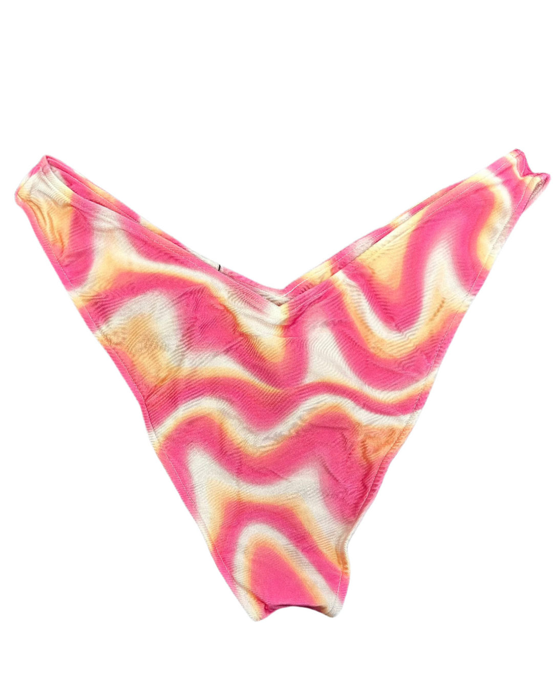 Pink High Cut And Cheeky Bikini Bottom - Extra Large and Extra Extra Large