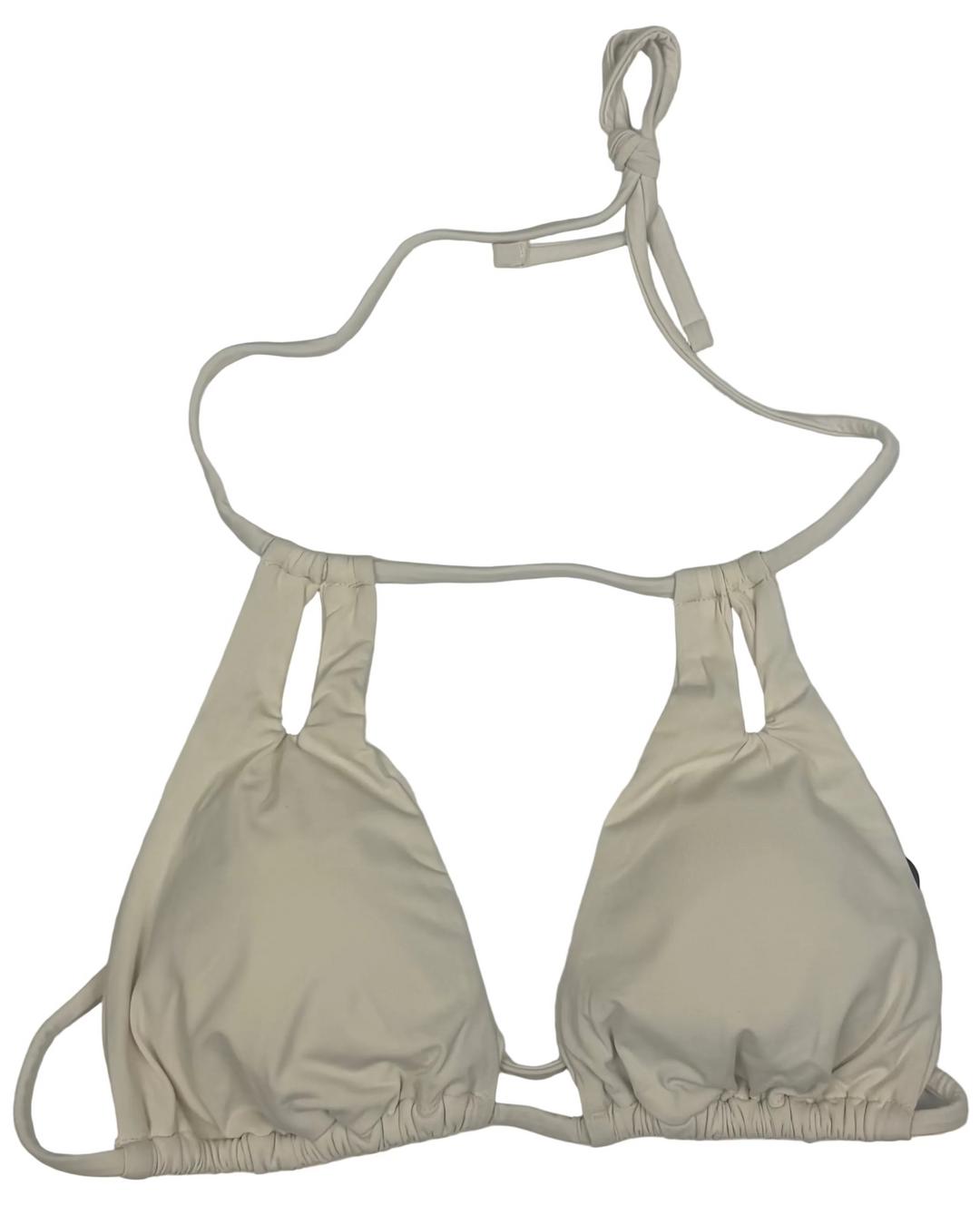 Cream Cut Out Bikini Top - Small