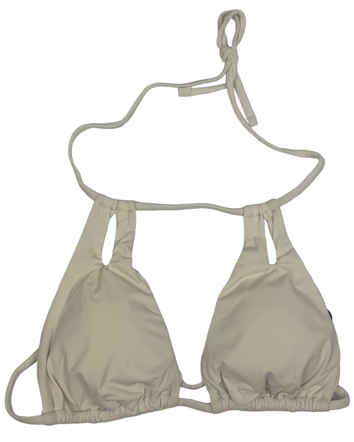 Cream Cut Out Bikini Top - Small