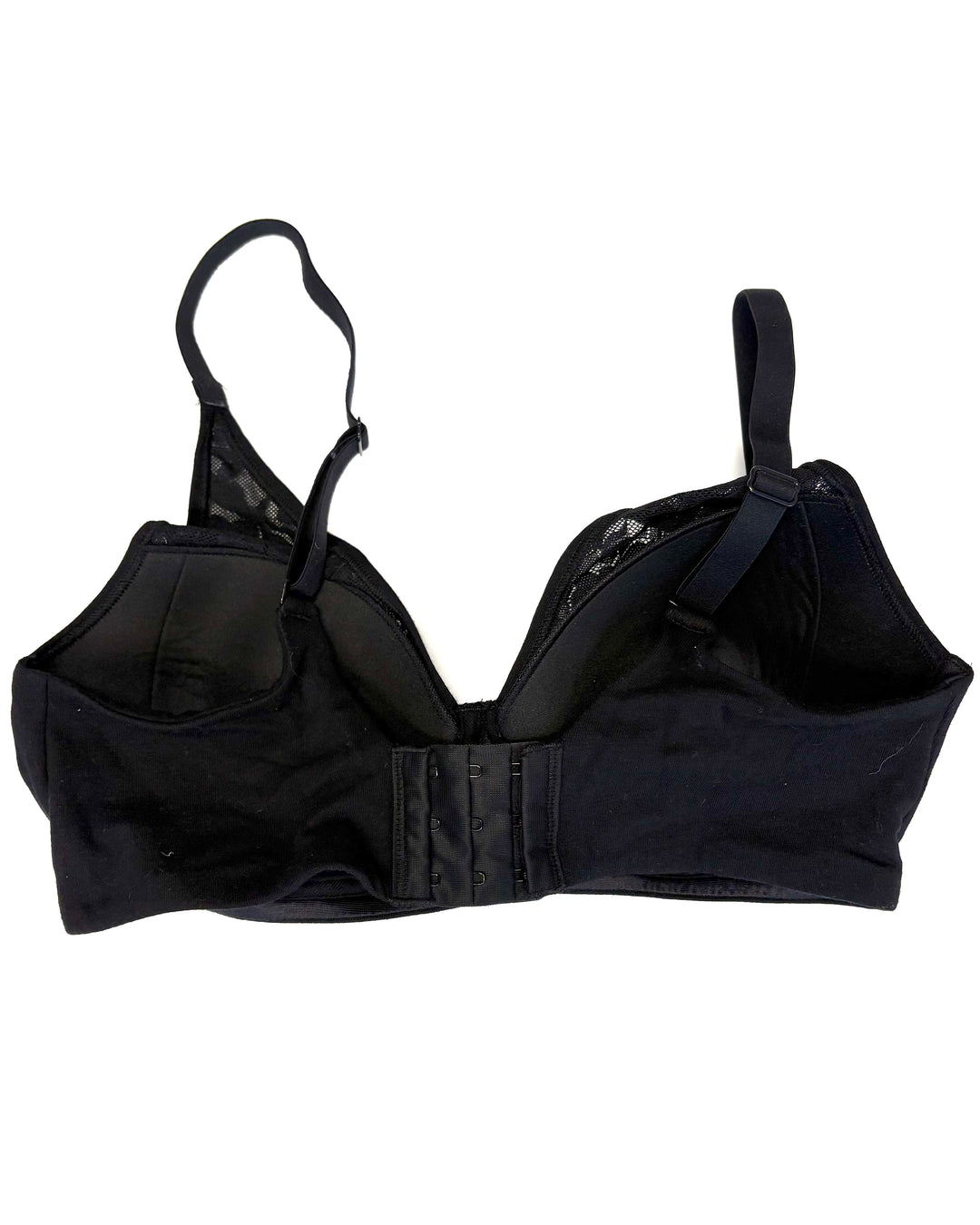 Midnight Black Lace Cup Bra - Small