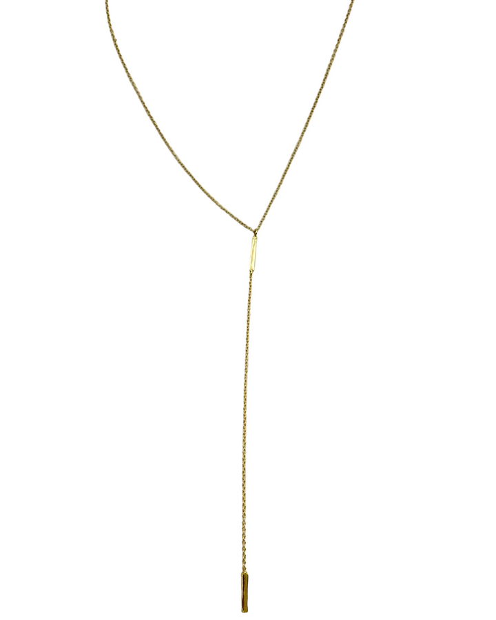 Dainty Gold Drop Pendant Necklace