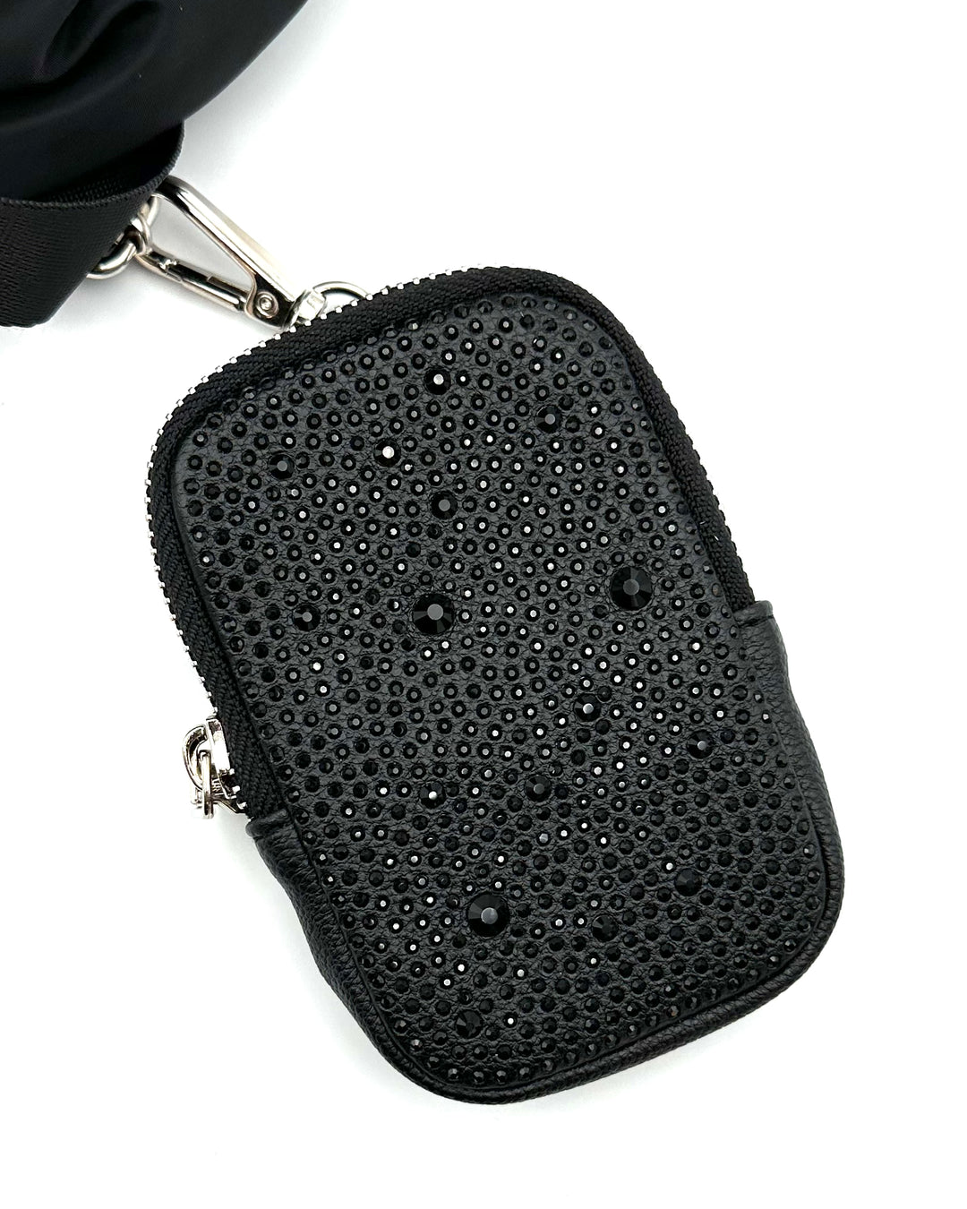 Black Nylon Mini Backpack