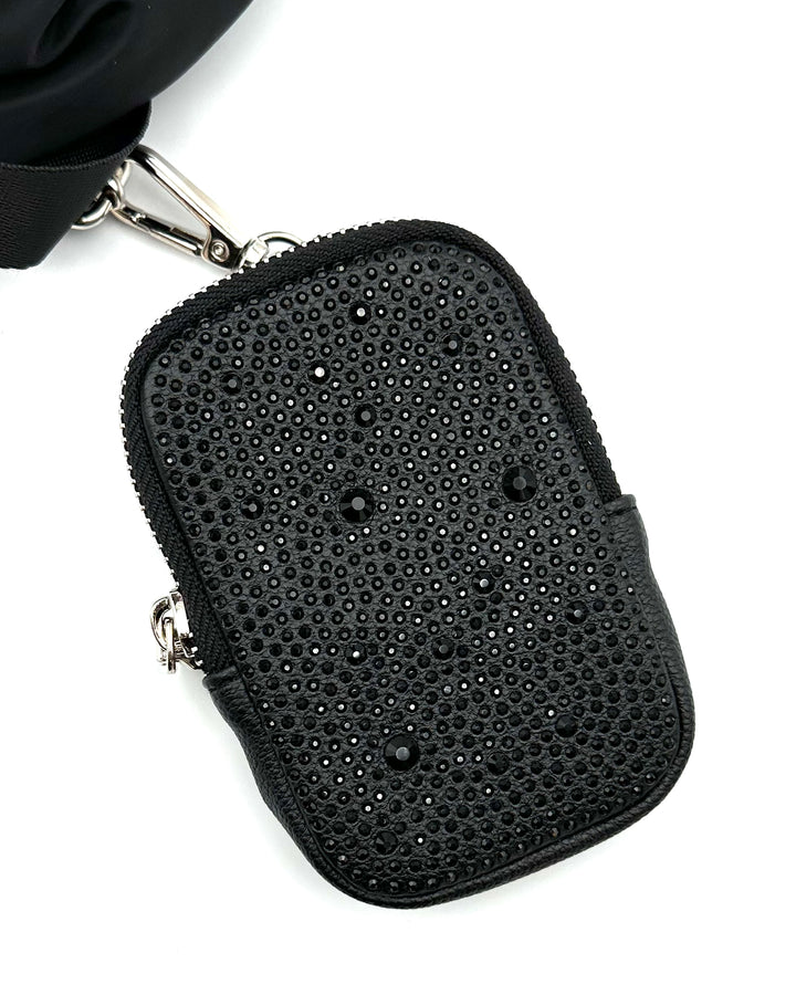 Black Nylon Mini Backpack