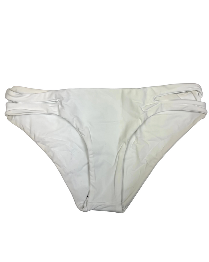 White Side Cut Out Bikini Bottom - S, M, L, XL