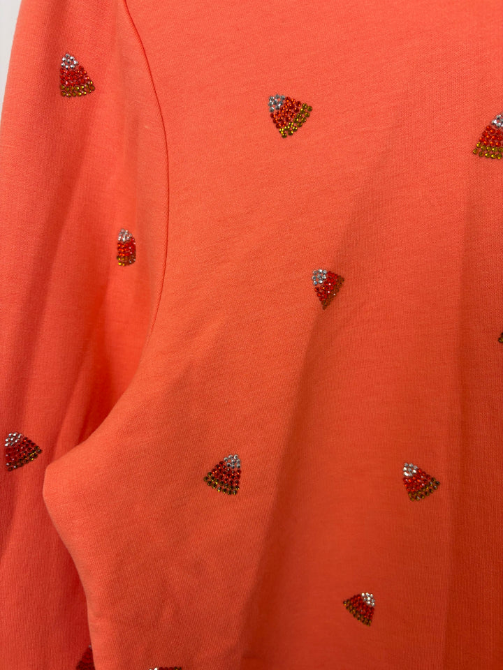 Orange Candy Corn Top - Size 4/6