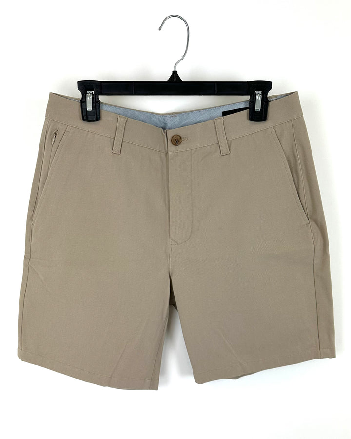 MENS Dark Sand Shorts - 32 Waist - Standard 7" and Slim 9" Inseams