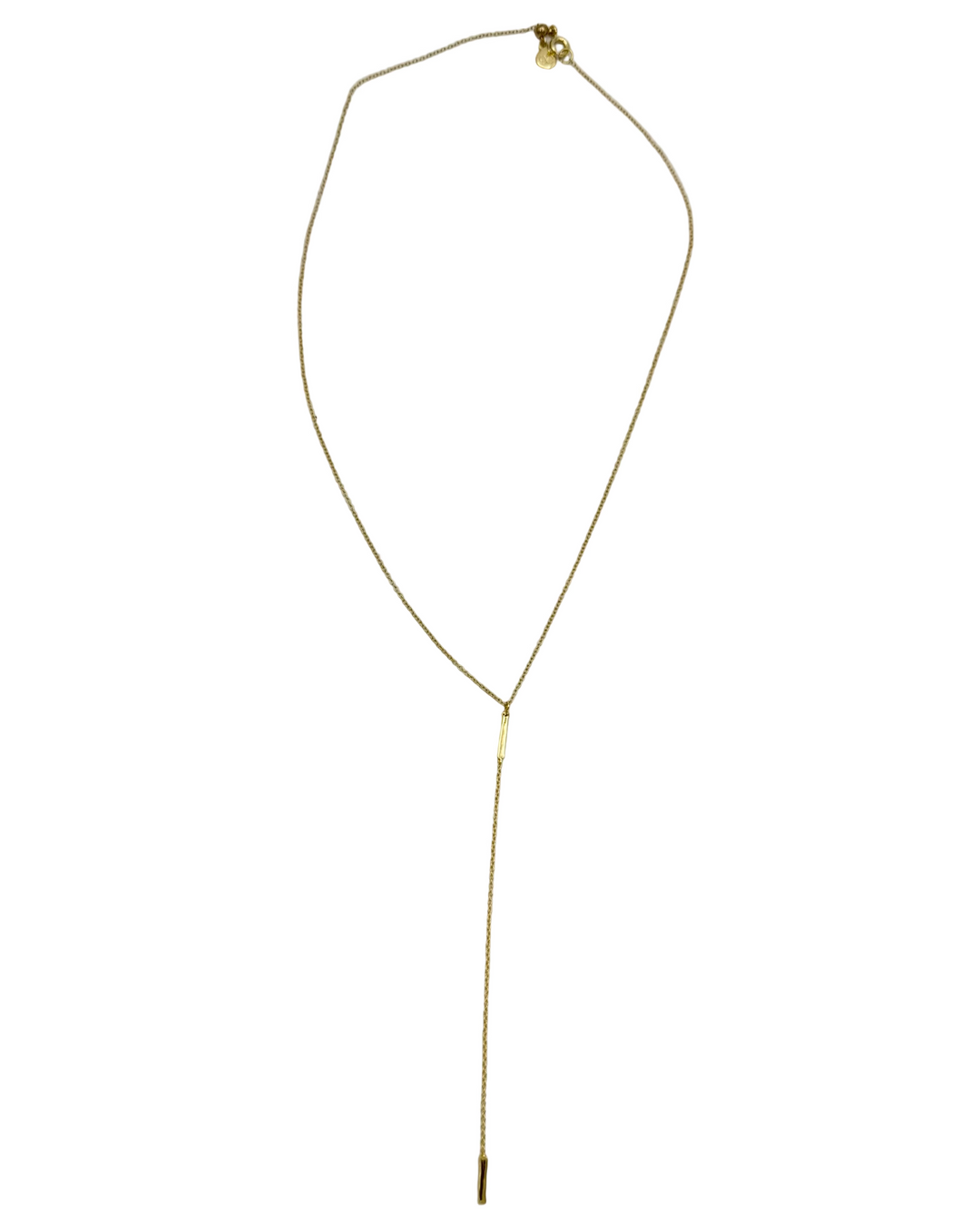 Dainty Gold Drop Pendant Necklace