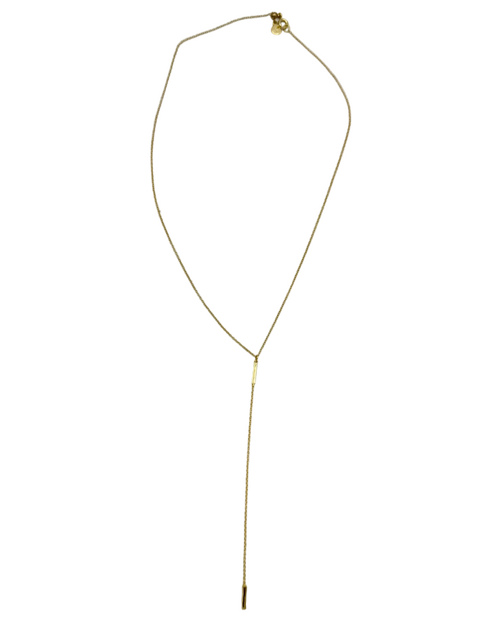 Dainty Gold Drop Pendant Necklace