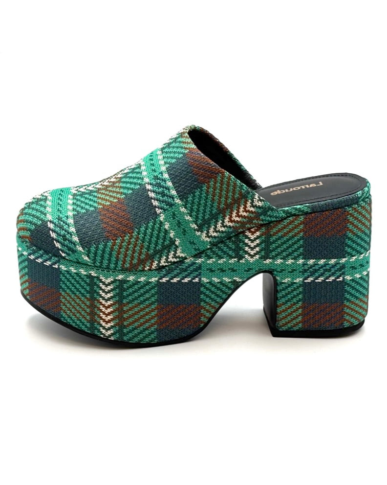 Greed Tweed Platform Clog - Size 8.5