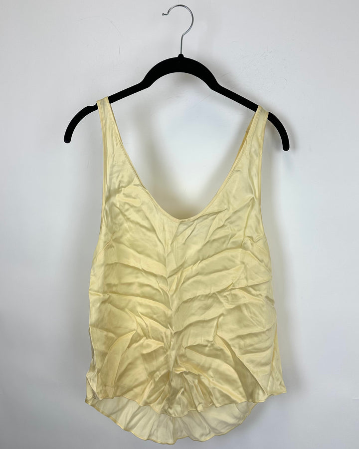 Yellow Scoop Neck Top - Size 4/6