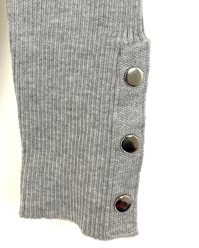 Gray Long Sleeve Turtleneck Sweater - Size 2/4