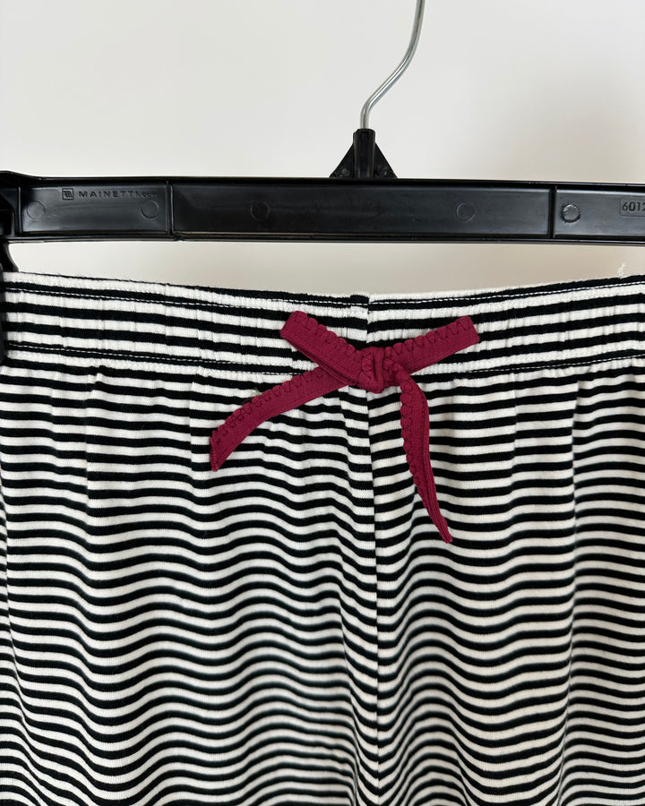Black and White Pajama Shorts - Size 4/6