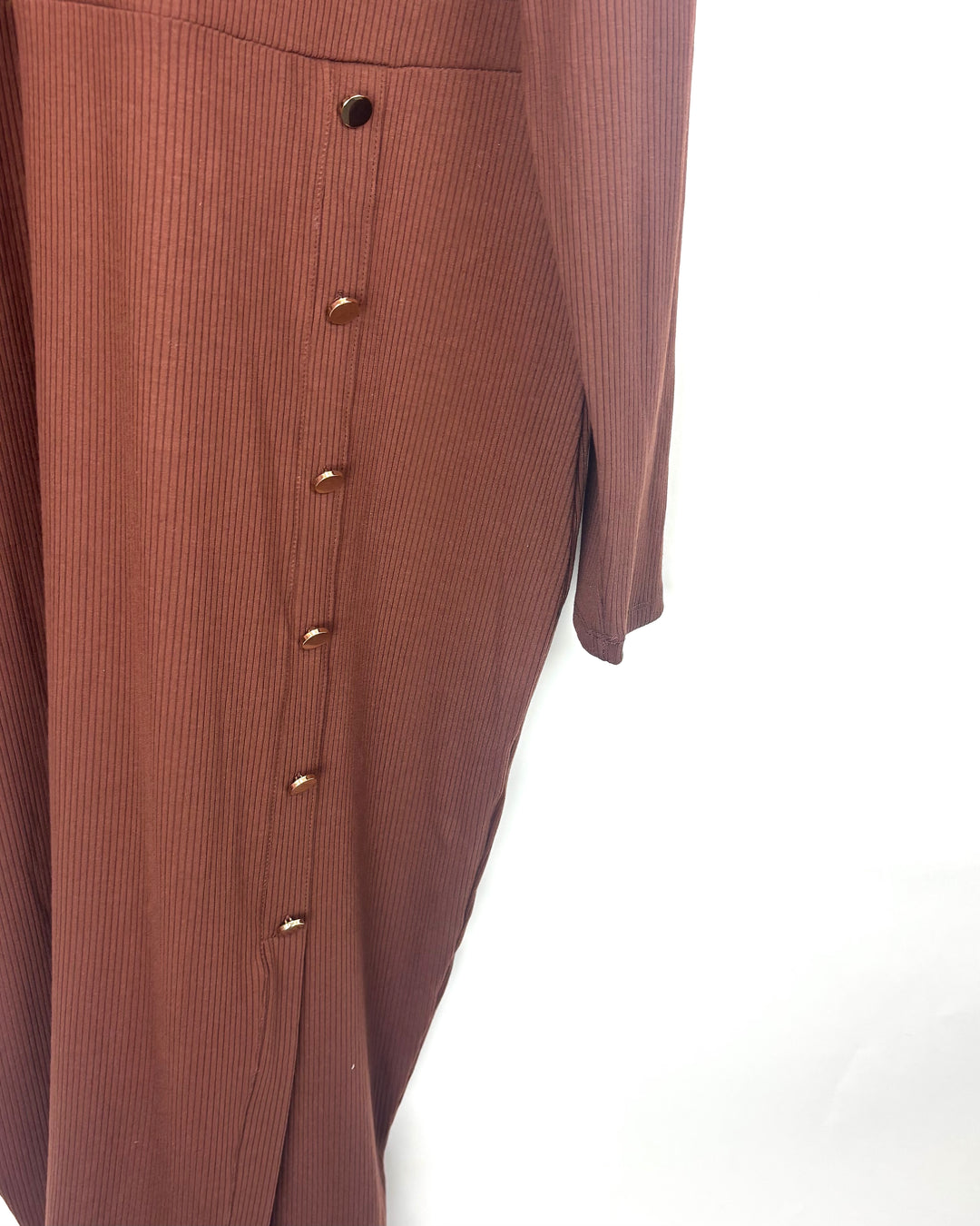 Fall Brown Turtleneck Dress - Size 2X