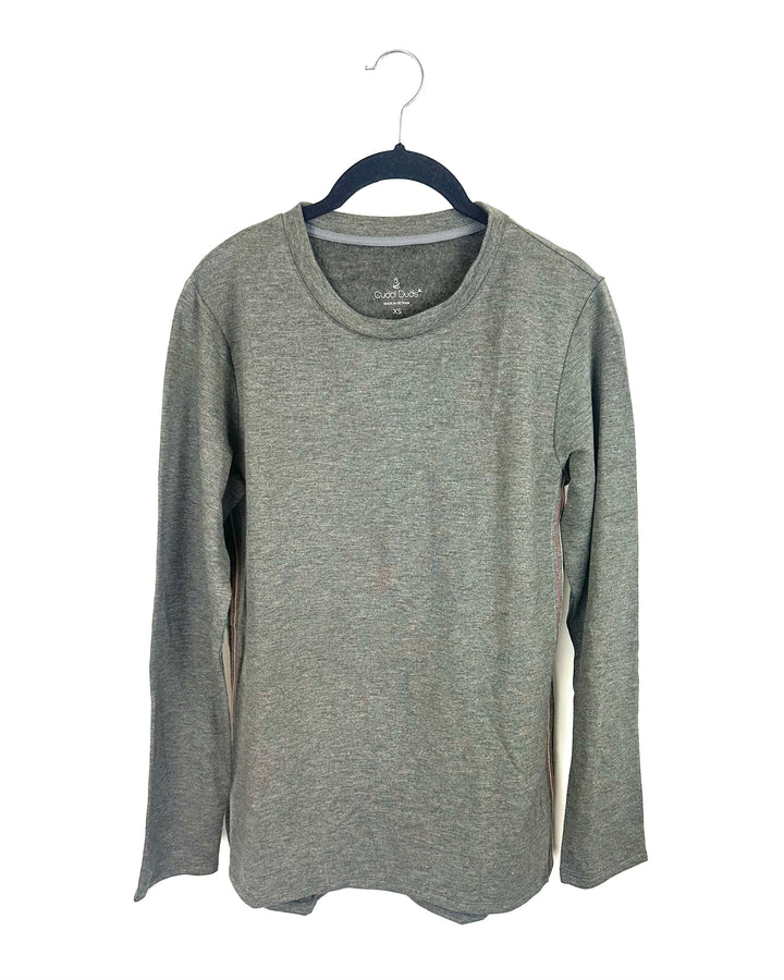 Grey Long Sleeve Top - Size 2/4
