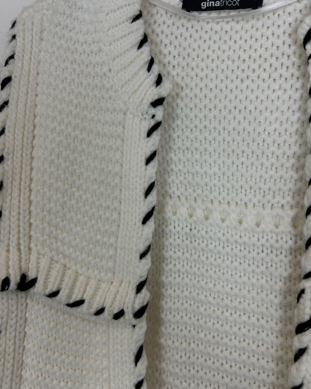 White Open front Cardigan -  Size 2/4