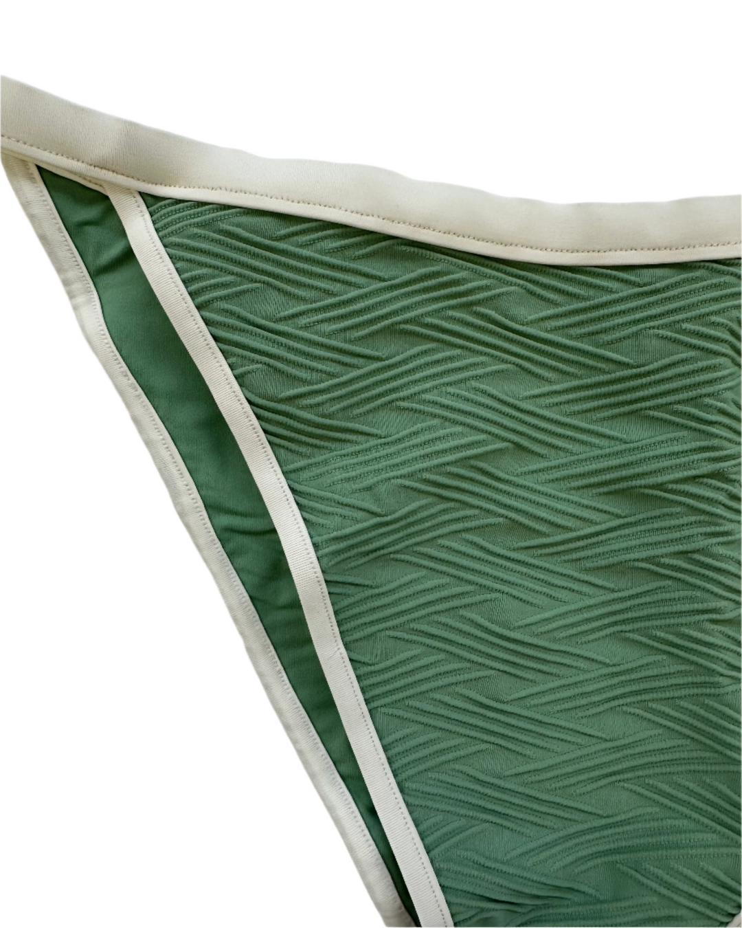 Olive Green Cheeky High Waisted Swim Bottom - Extra Extra Large