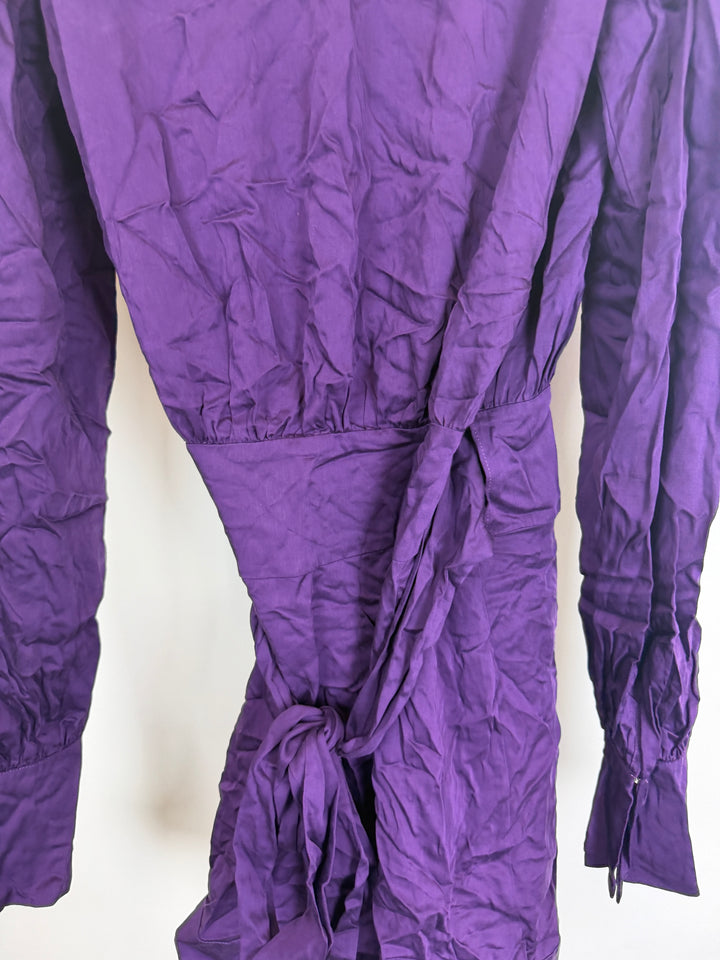 Purple Wrap Romper - Size 4/6, Size 2/4