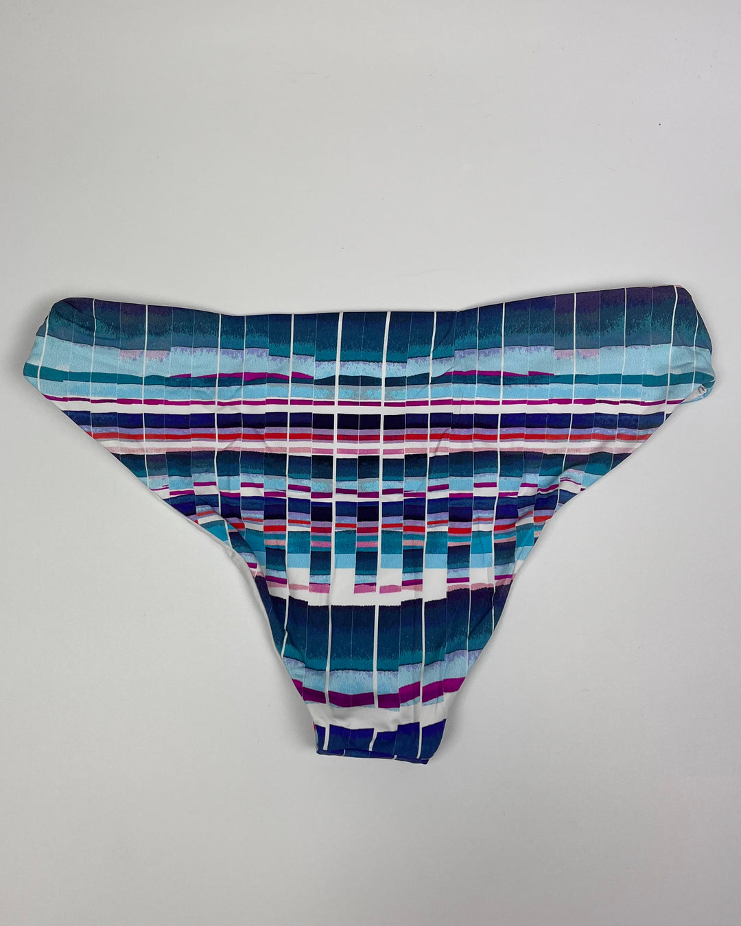 Watercolor Blue Side Cut Out Bikini Bottom - Small and Large