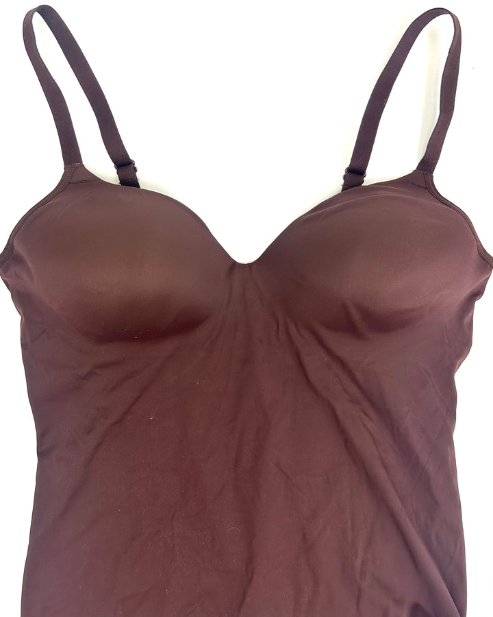 Brown Wireless Shapewear Cami Top - Medium