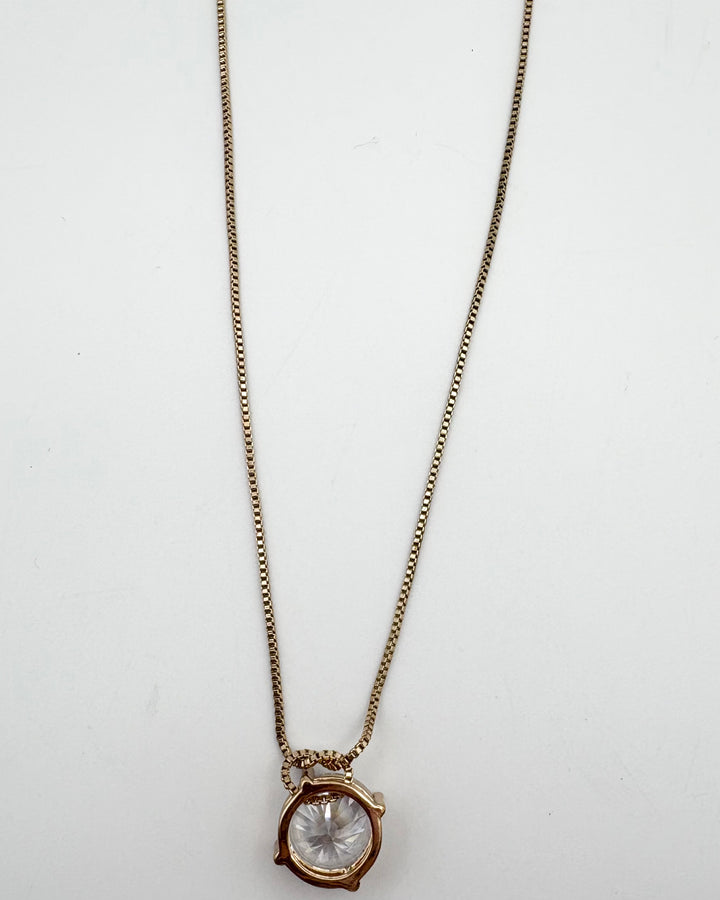 Gold Gemstone Necklace