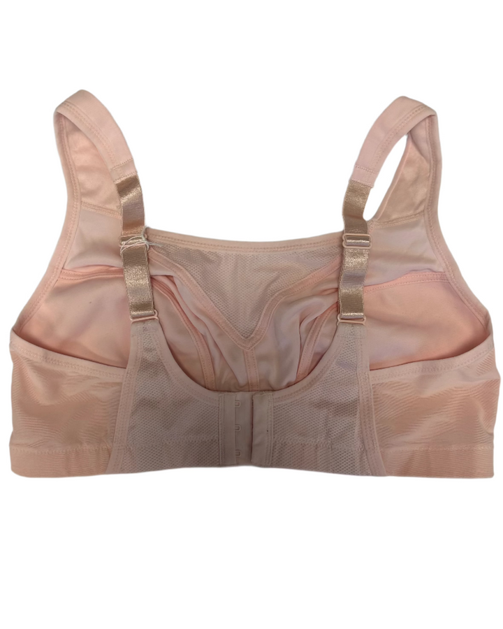 Candy Pink Mesh Unlined Bra - Medium