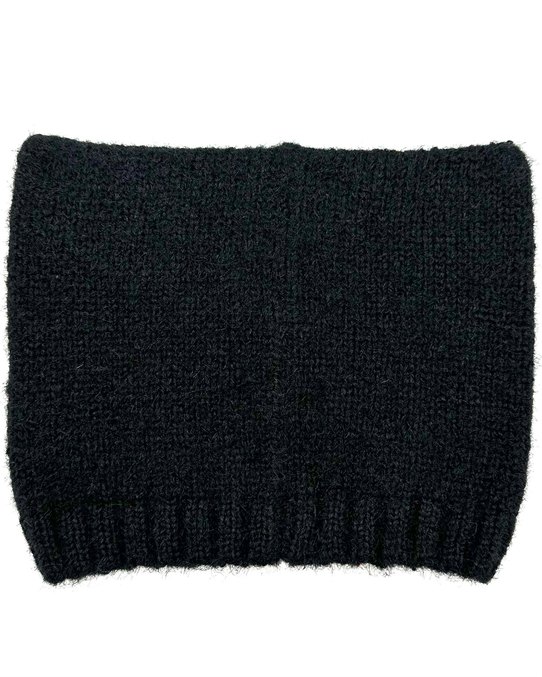 Black Beanie with Cat Ears - One Size