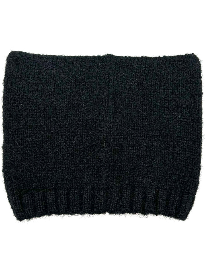 Black Beanie with Cat Ears - One Size