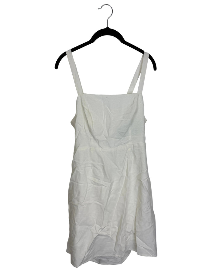 Off-White Back Tie Dress- Size 4/6