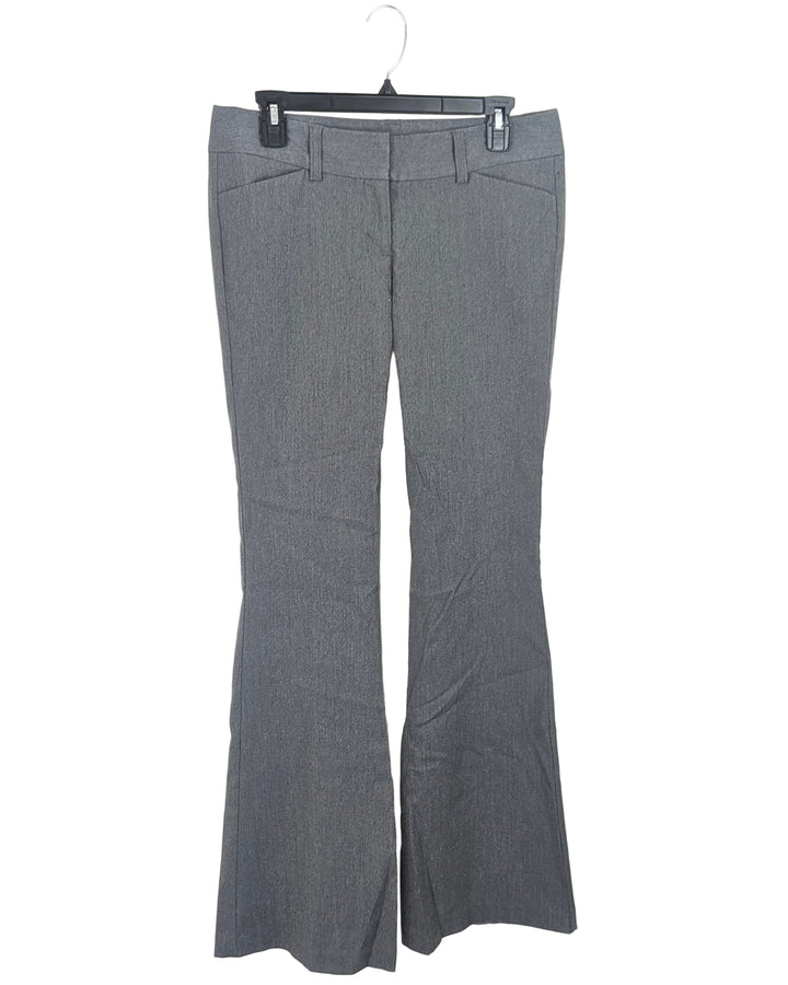Express Gray Low Rise Trousers - Size 6