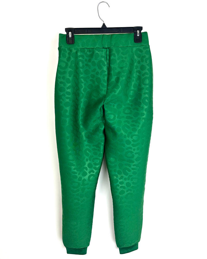 Green Cheetah Scuba Pants - XXS, XS, S, M