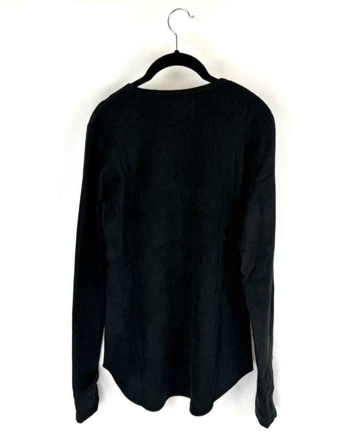 Black Thermal Top - Medium, Large and 3x