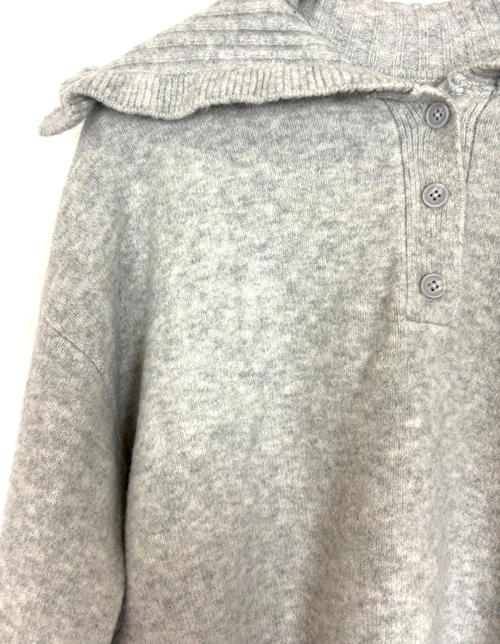 Gray Collared Sweater - Size 2/4