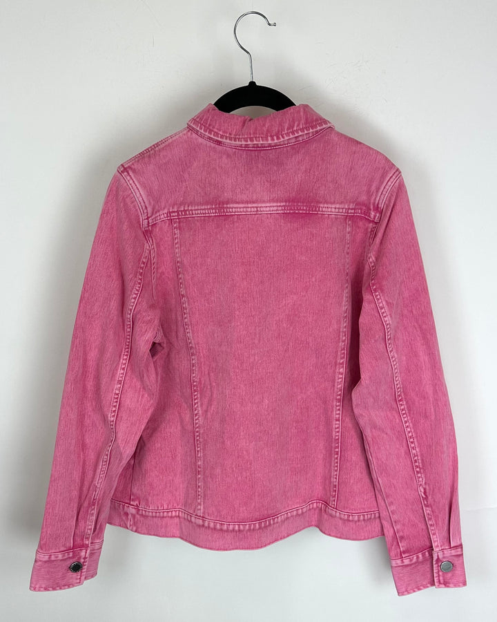 Bubblegum Pink Denim Jacket - Size 4/6