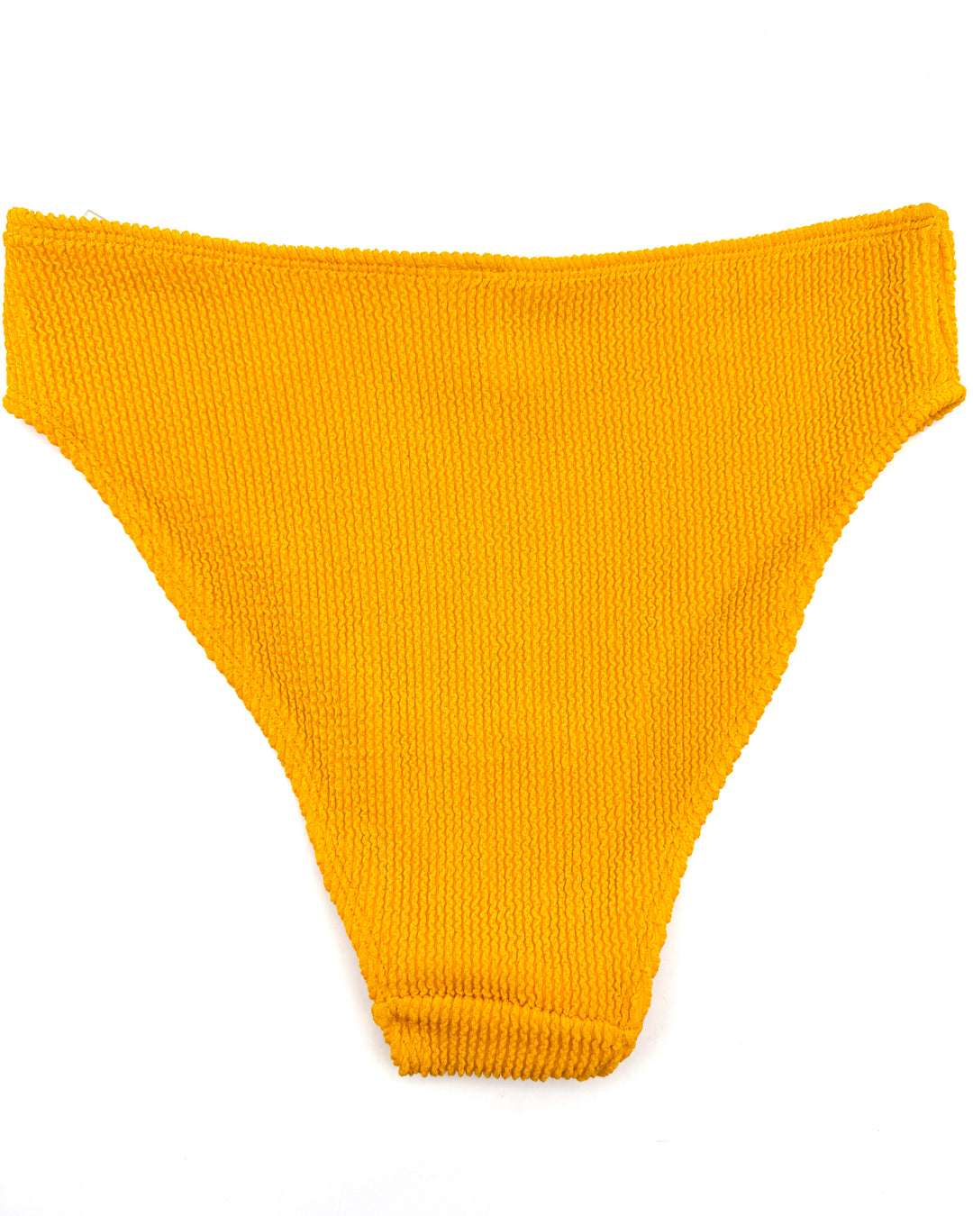 Dark Yellow Textured Bikini Bottom - XS, S, M, L, XL, XXL, XXXL
