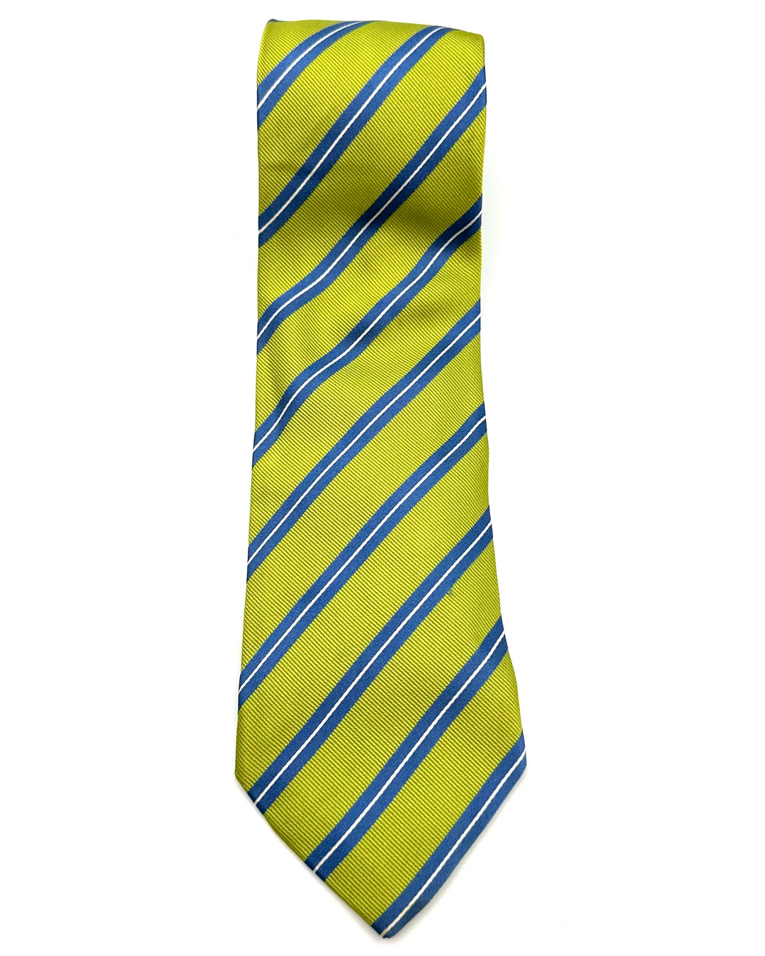 MENS Green & Blue Stripe Tie
