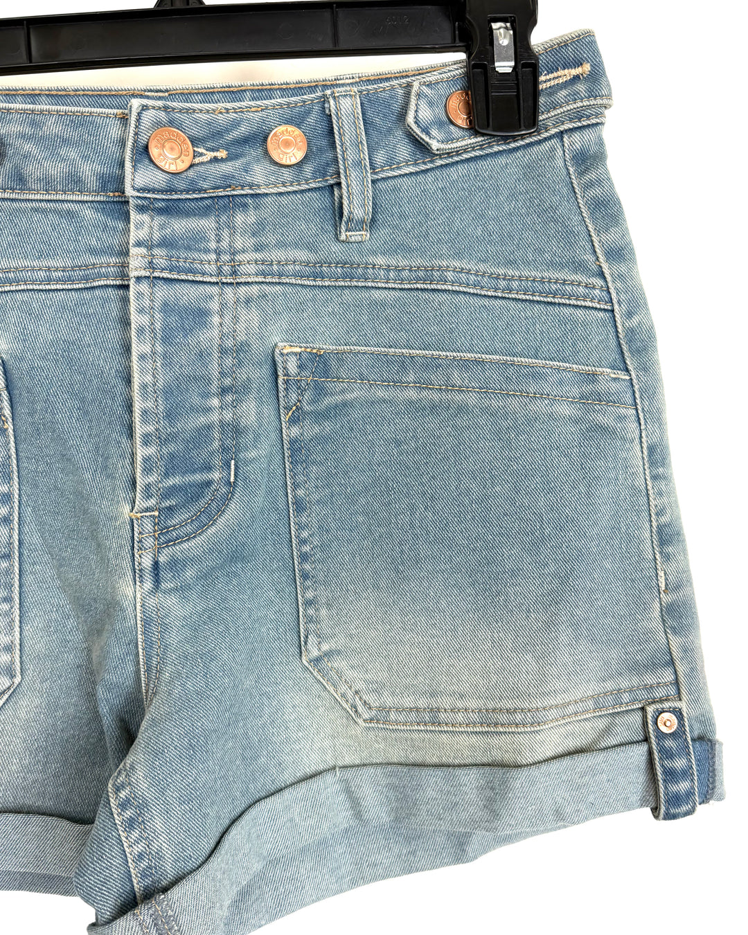 Distressed Denim Shorts - Size 6