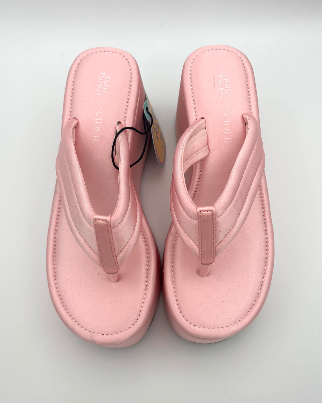 Cider Pink Wedge Sandals - Size 8