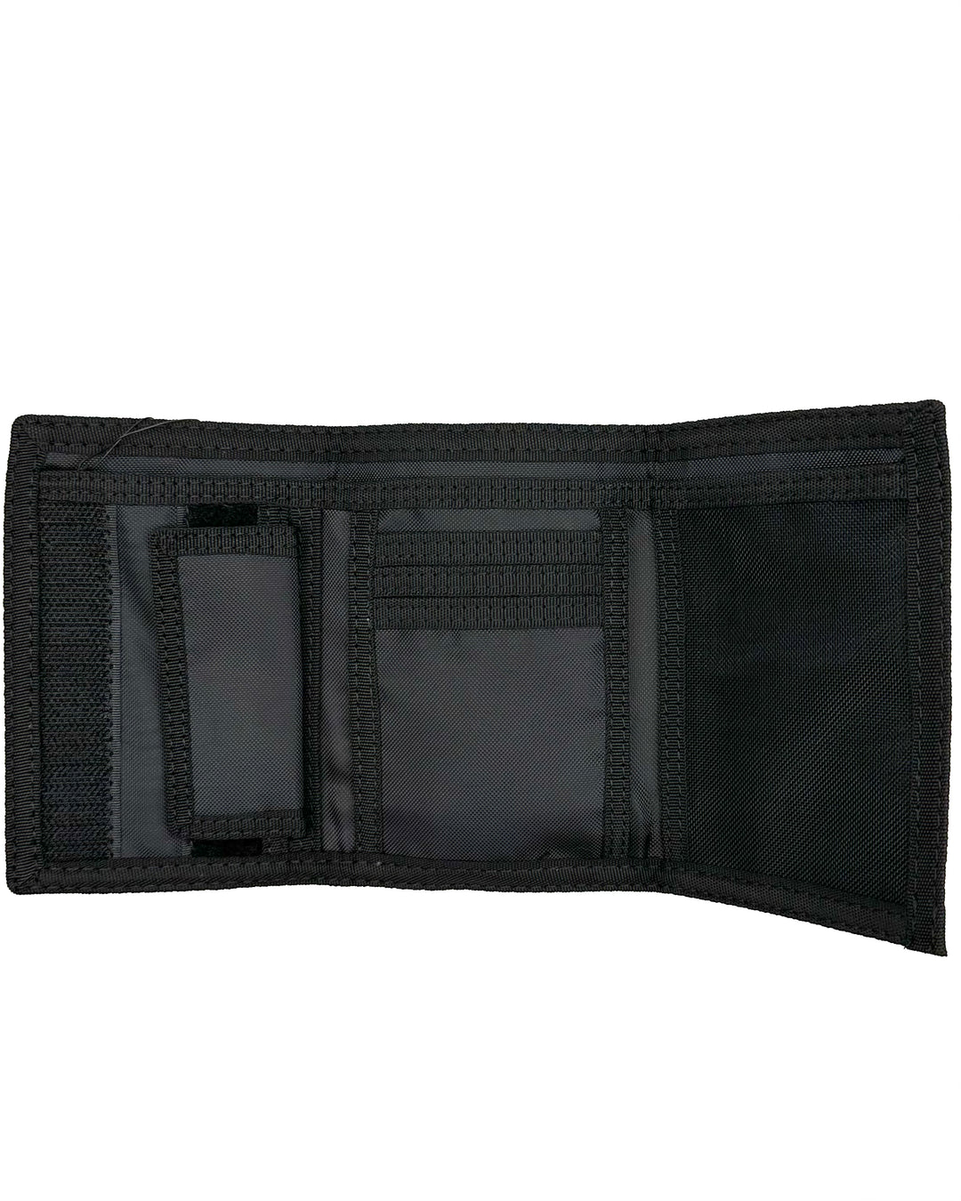 Black & White Checkered Velcro Wallet - One Size