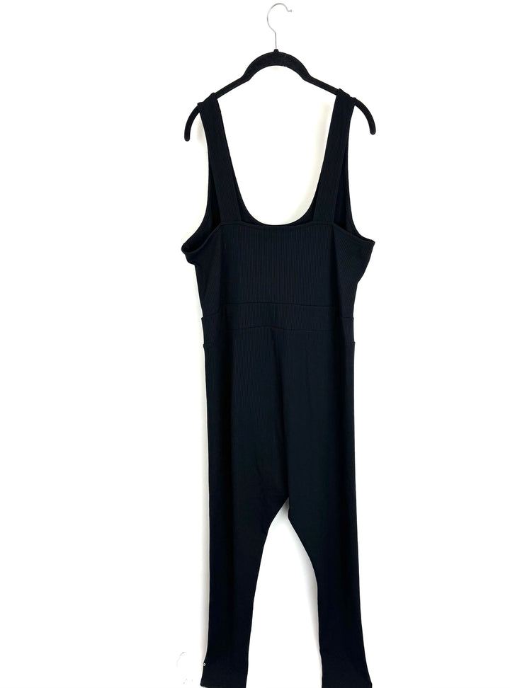 Black Fitted Jumpsuit- Size 2x