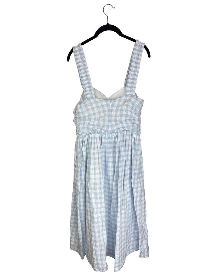 Blue and White Gingham Sundress - Size 4/6