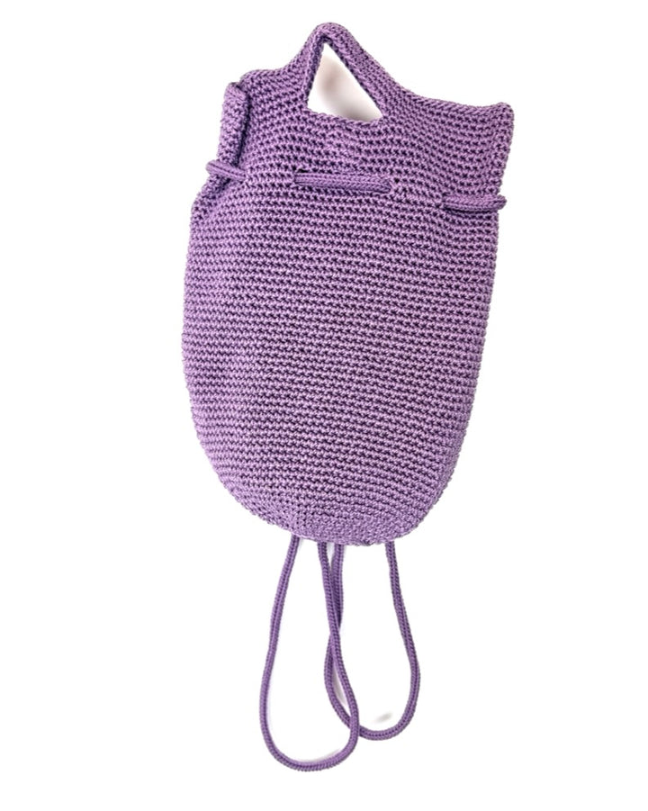 Purple Crochet Convertible Packpack