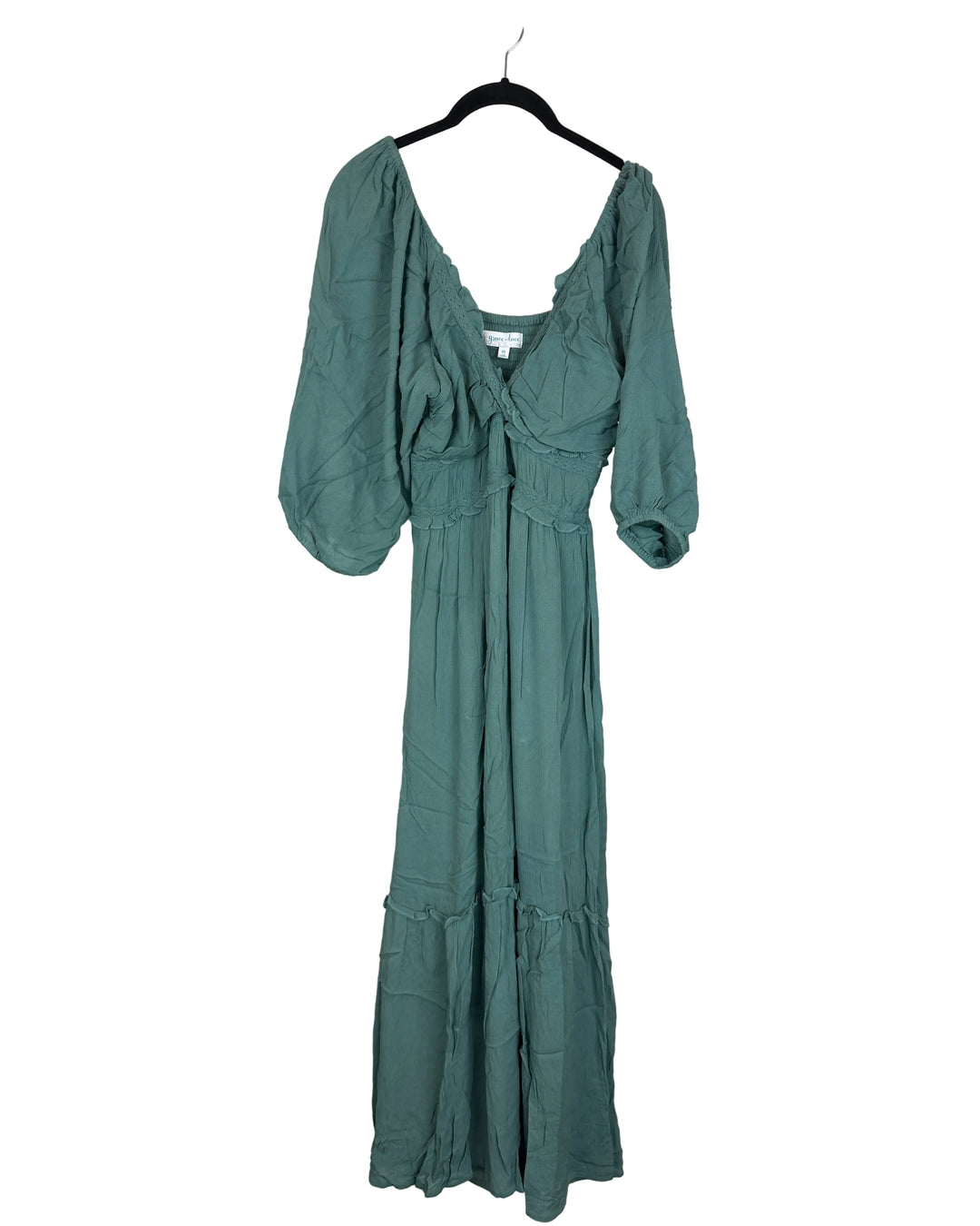 Sage Ruffle Dress - Size 2/4 and Size 6/8