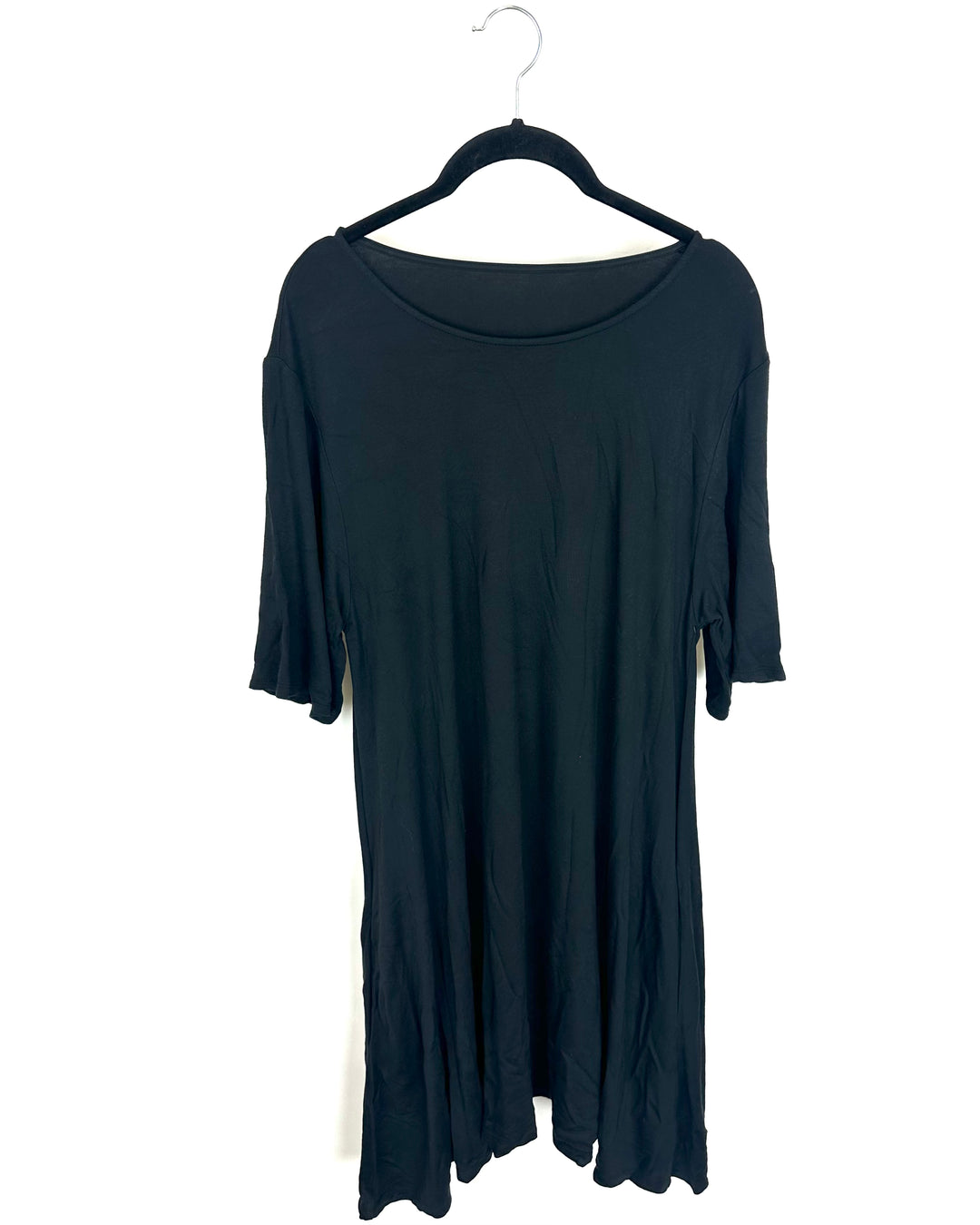 Black Shirt Dress - Size 10/12