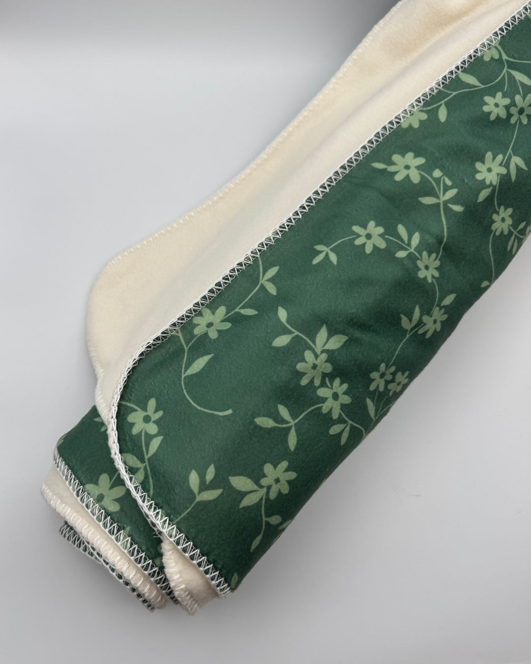 Victoria's Secret PINK Green Floral Blanket