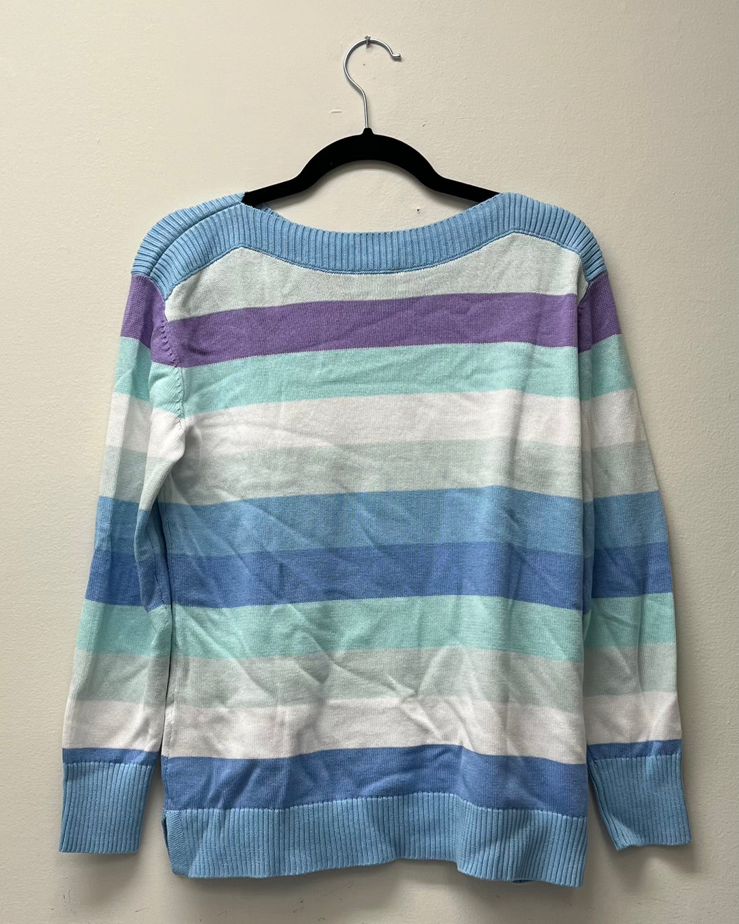 Blue Stripe Sweater - Size 6/8