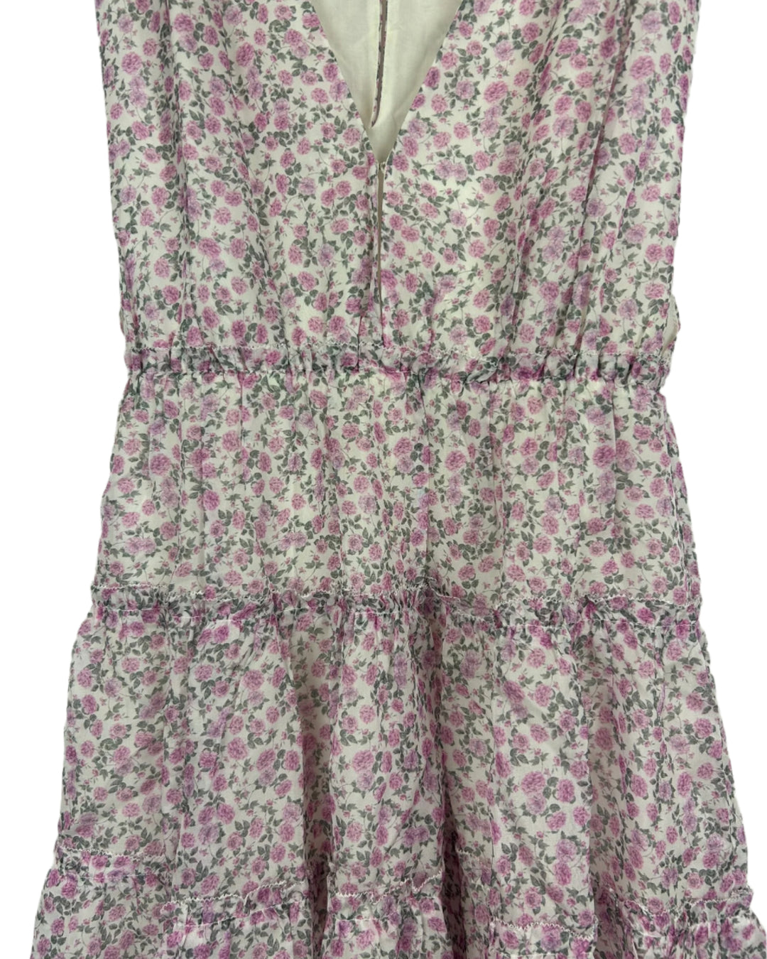 Pink Floral Tank Dress - Extra Small And Large