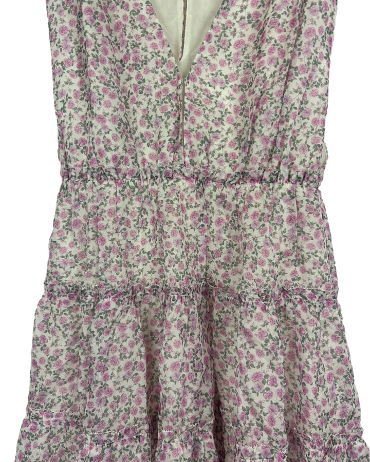 Pink Floral Tank Dress - Extra Small And Large