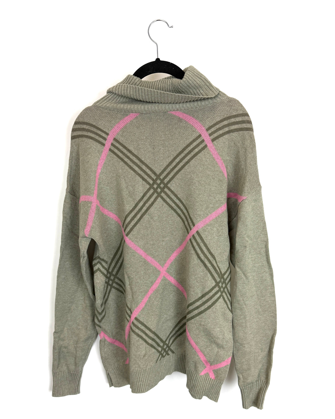 Moss Green Turtleneck Sweater - Size 6/8